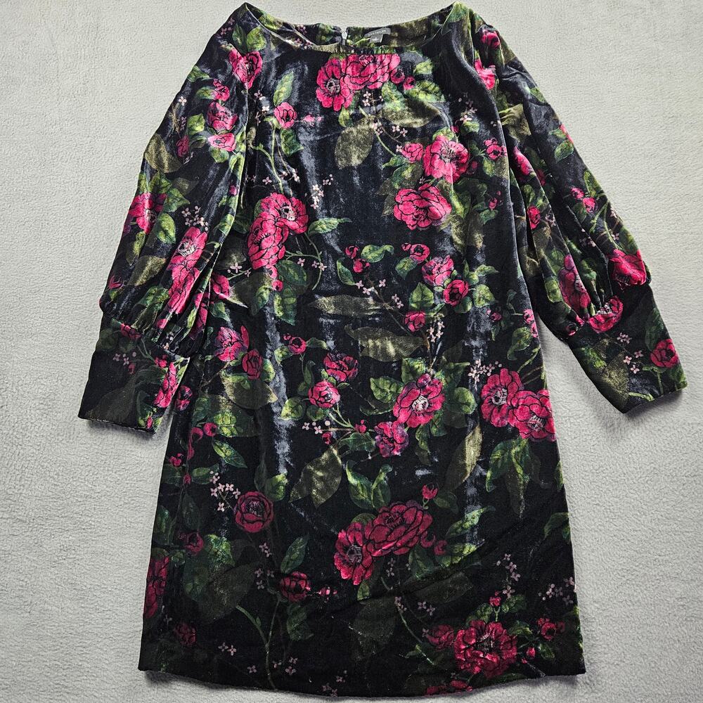 Floral Velvet Dress